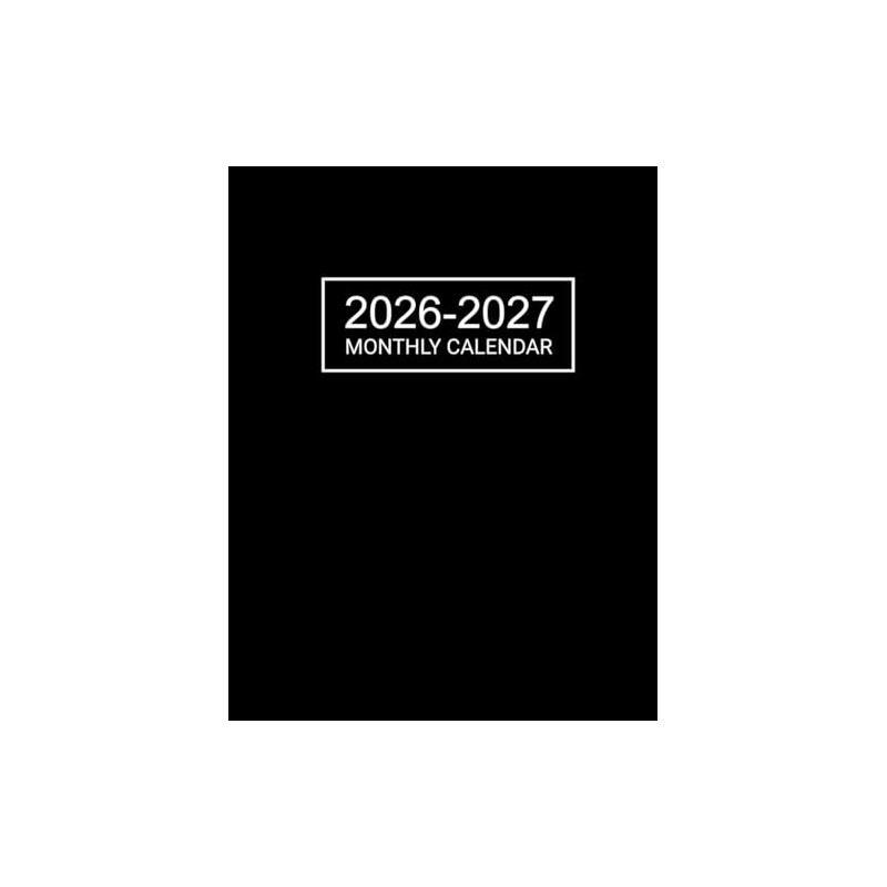 Monthly Calendar 2026-2027: Two-Year Edition (January 2026 to December 2027)
