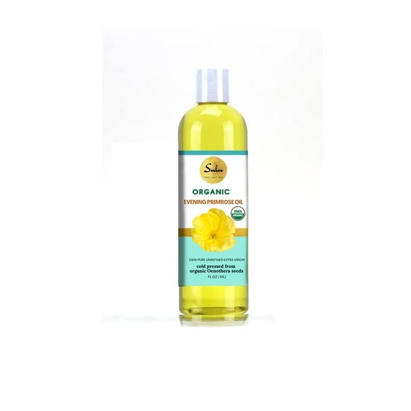 100% Pure Organic All Natural Evening Primrose Oil 12% GLA (8 oz)