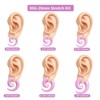Qmcandy 12pcs Big Gauges Spiral Ear Stretching Kit 00G-13/16 Large