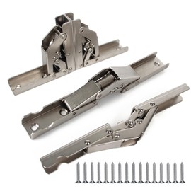 MINMHDONGX-90 Degree Folding Door/Shelf Hinge Hidden Bracket Table Holder Furniture Parts(4PC)