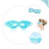 ORFOFE 2pcs Hollow Ice Eye Mask Dual Use Cooling Compress