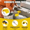 Pcmursal Concrete Curb Trowel, Curb Tool for Concrete Edging, Concrete