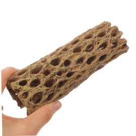 BESPORTBLE 2pcs Resin Shrimp House Decorations for Fish Tank Aquarium Hideaway Simulated Wood Texture