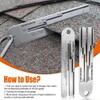 Daiilg 3Pcs Shingle Gauge, 4/09 Shingle Gauge Roof Pitch Gauge