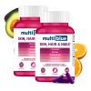 Colágeno Biotina Multiblue 60 Caps Pack X2 Suplemento