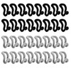 Laughhe 40 x Clothes Hanger Hooks - Space-saving Connectors and