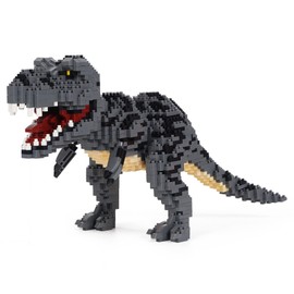Geniteen Building Block Dinosaur Model Micro Mini Blocks Dinosaur Building Kit Gifts for Kids and Adult (Tyrannosaurus rex)