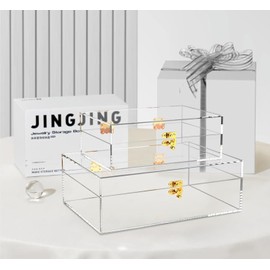 8668 Multi-purpose Storage Boxes. Modern Acrylic Decorative Boxes to store Jewelries, Accessories, Keepsakes.