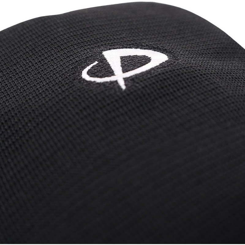 Phiten Volleyball Supporter with Knee PAD, Black, M