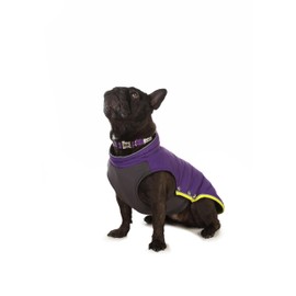 Doodlebone Dog Puffer Jacket (Violet, 1-2)