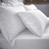 200 Thread Count Cotton Percale Standard Pillow Case Pair White