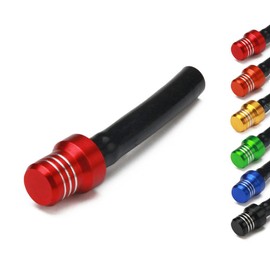 AnXin Motorcycle Gas Cap Air Vent Hose 6 PCS Fuel Oil Tank Valve Tube Breather CNC Universal for 50-450cc CRF XR CR TRX ATV Dirt Pit Bike Quad Red