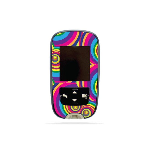 MightySkins Skin Compatible with Accu-Chek Guide - Groovy 60s |