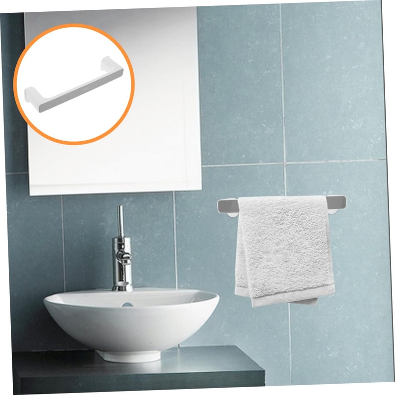 Mipcase Bathroom Towel Mount Easy Install No Drilling Multifunctional Storage