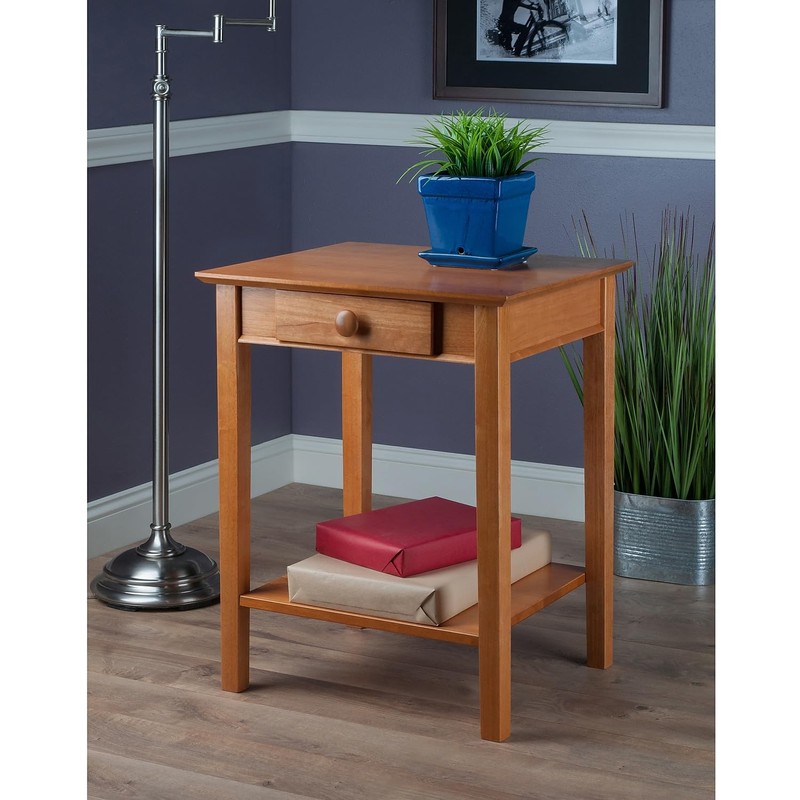 Winsome Studio End Table / Printer Stand, with Drawer, for