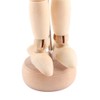 4.5" Wooden Human Mannequin Figure Model with Stand for Table