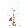 DaraBaby Vinil Decorativo Infantil Regla Medición Números Gato Yperro