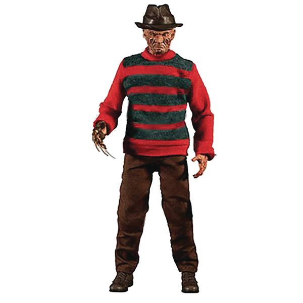 Mezco One: 12 Collective: A Nightmare On Elm Street: Freddy Krueger Action Figure, Multicolor