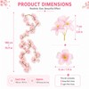 Pownert 4 Pcs 180cm Cherry Blossom Flower Garland Vines Set,