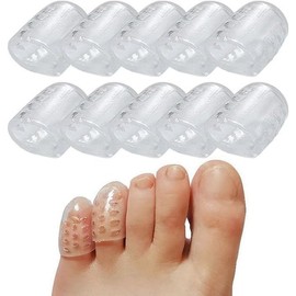 VERALY.MX 10 Protectores Dedos Gel Transpirables Alivia el Dolor De Los Dedos De Los Pies Causado por Uñas Encarnadas Callos Ampollas Y Reduce La Fricción Silicona Flexible Proporcionar Alivio Instantáneo