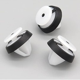 VVO Fasteners White Plastic Clips Interior Trim Compatible with Some Seat Mii (Pack of 10 Clips)
