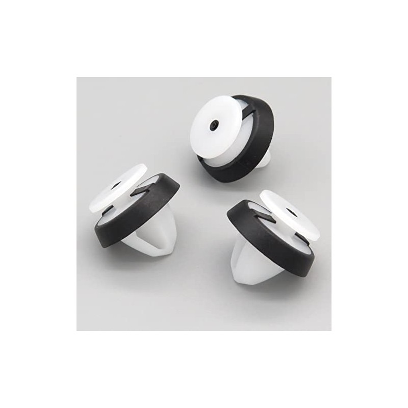VVO Fasteners White Plastic Clips Interior Trim Compatible with Some