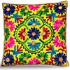 Original Kikan Suzani Multi Colour Floral Embroidery 16"x16" 40 x