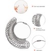 Meowoo Metal Ring Sizer Measuring Tool with Magnifier, Metal Ring