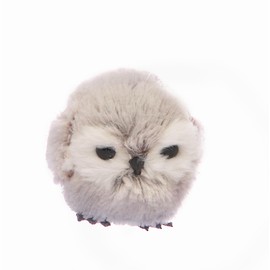 Ciao Owl Ball (Ø8cm) hanging Christmas decoration, grey