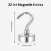 HRLORK 6 Pcs Magnetic Hooks Strong Magnetic Hooks for Cruise