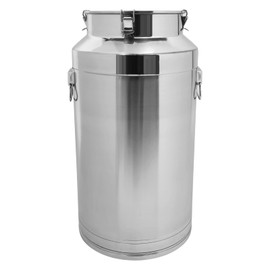 VPABES 76L/20.08Gallon Stainless Steel Milk Can, Heavy Duty Milk Container Milk Jug Milk Bucket Wine Pail Bucket Bottle Liquid Container Storage for Grain Wine Liquid,Stainless Steel Sealed Tank