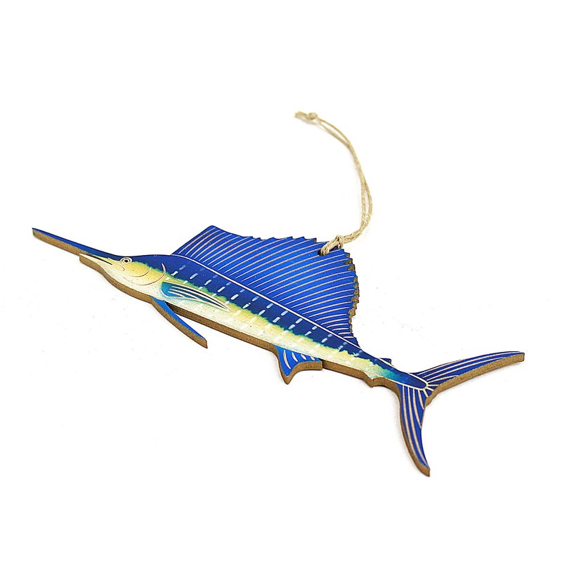 Sailfish Christmas Ornament