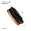 Mini Beard Brush for Men, Boar Bristle Beard Brush for