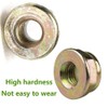 2 Pieces Left Hand Thread Nut m10x1.25 nut Lawn Mower
