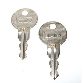 2 Keys For Better Built Tool Box Key Code Series J201 thru J220 NUMBER ENGRAVED ON FRONT OF KEYS (J201) SILVER