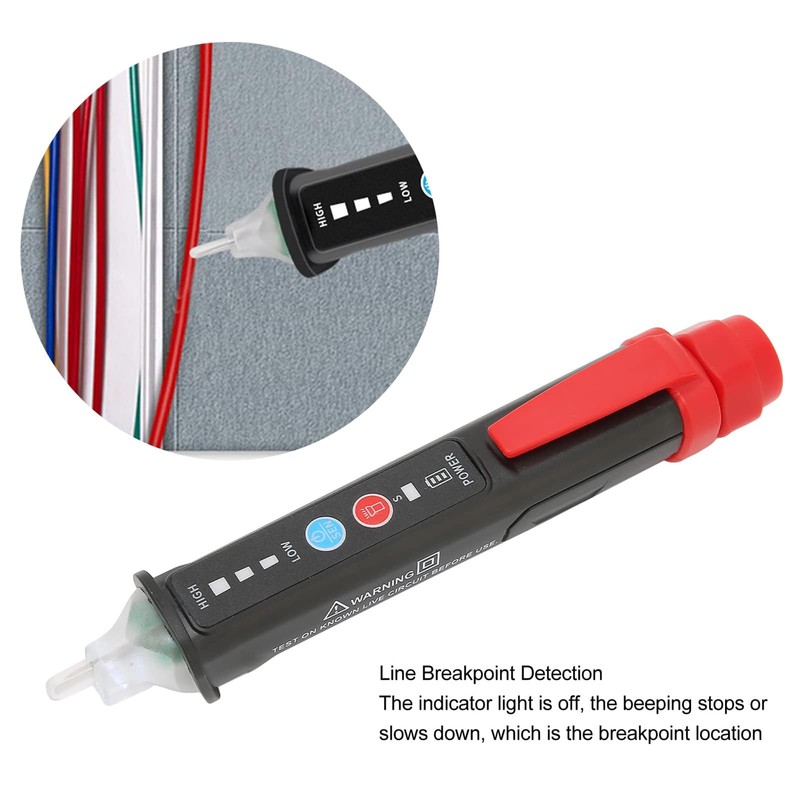 NCONCO AC 12-1000V Non Contact Voltage Tester Live Wire Tester