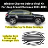 Side Window Trim Chrome Delete Blackout Overlay Kit Pre-Cut Vinyl