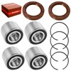 BIGLKNM Front & Rear Wheel Bearing Seal Kit for Can-Am