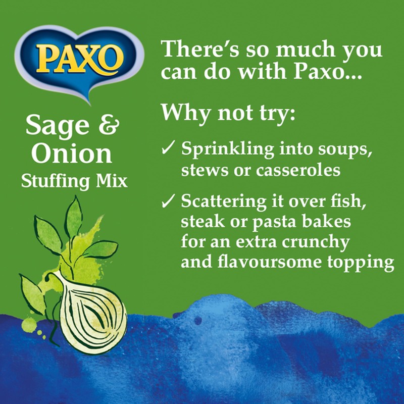 Paxo Sage & Onion Stuffing Mix 85g