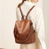 MultiValue Women's Leather Backpack, Classic Stylish Shoulder Bags, Handbag, Backpack,