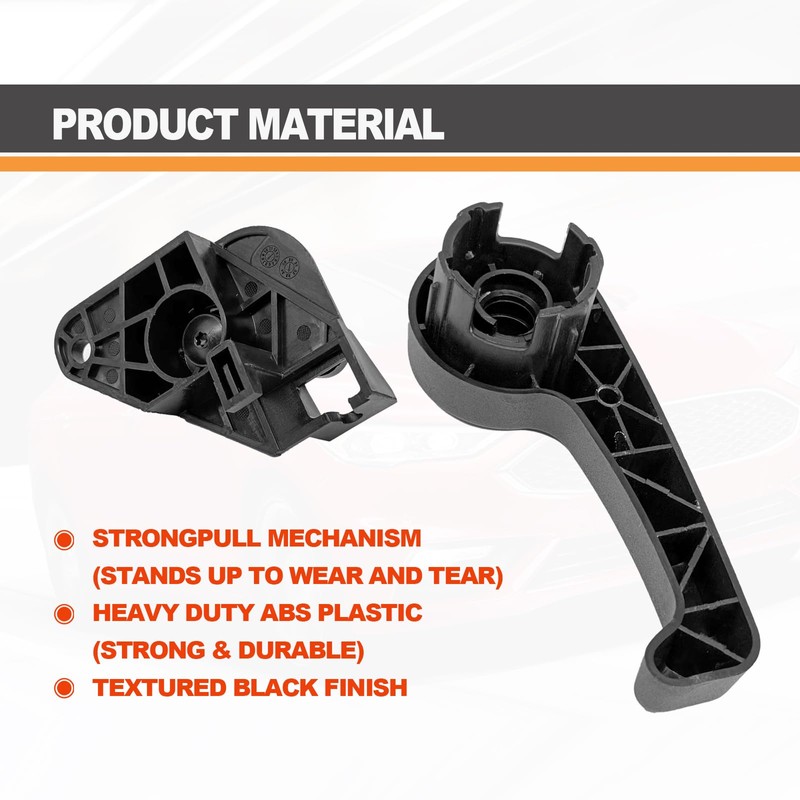 Hood Release Handle with Mounting Bracket, Compatible with 2013-2020 Ford