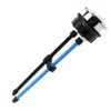 TAODAN Black Toilet 38mm Threaded Diameter Double Push Flush Button