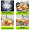 SVUPUE Steamer Insert, Diameter 20 cm, Vegetable Steamer, Stainless Steel