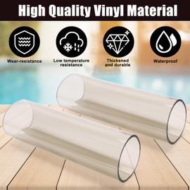 25Pcs Pool Cover Spring Sleeves, Suboyica Spring Covers for Pool Cover Protective Sleeves Standard Size for Replacement Pool Safety Springs Covers for Winter