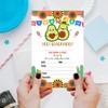 luixd Holy Guacamole Baby Shower Invitations With Envelopes, Avocado, Taco,