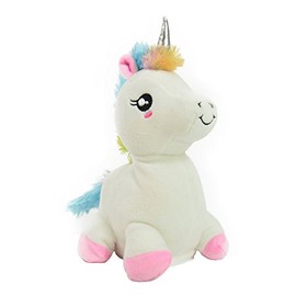 KÖGLER 75662 – Unicorn All Nachplappert – LABER – Soft Toy White