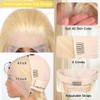 ASUTTRY 613 Blonde Bob Wig Human Hair 200 Density 13x4