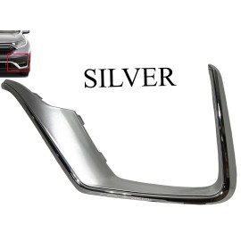 Texas E Parts Fits 2020-2022 Honda CR-V CRV Front Bumper Face Bar Molding Trim Left LH Silver