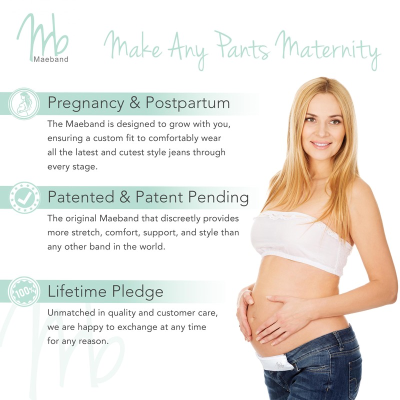 MAEBAND Maternity Belly Band for Pregnant Women — Instantly Extend