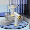 60W Electric Hair Dryer High Speed 4 Levels Wind Bladeless